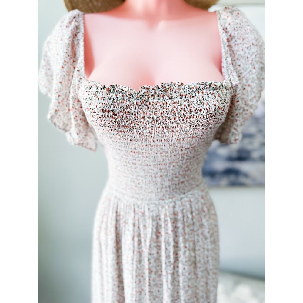Milkmaid Romance meets Morning Light Prairie Romance Cottagecore maxi dress - Picture 4 of 8
